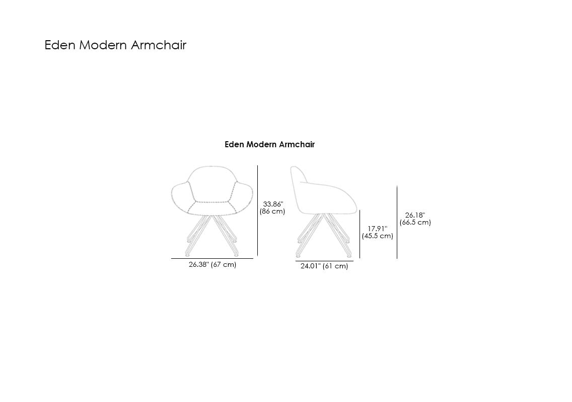 Eden Modern Armchair