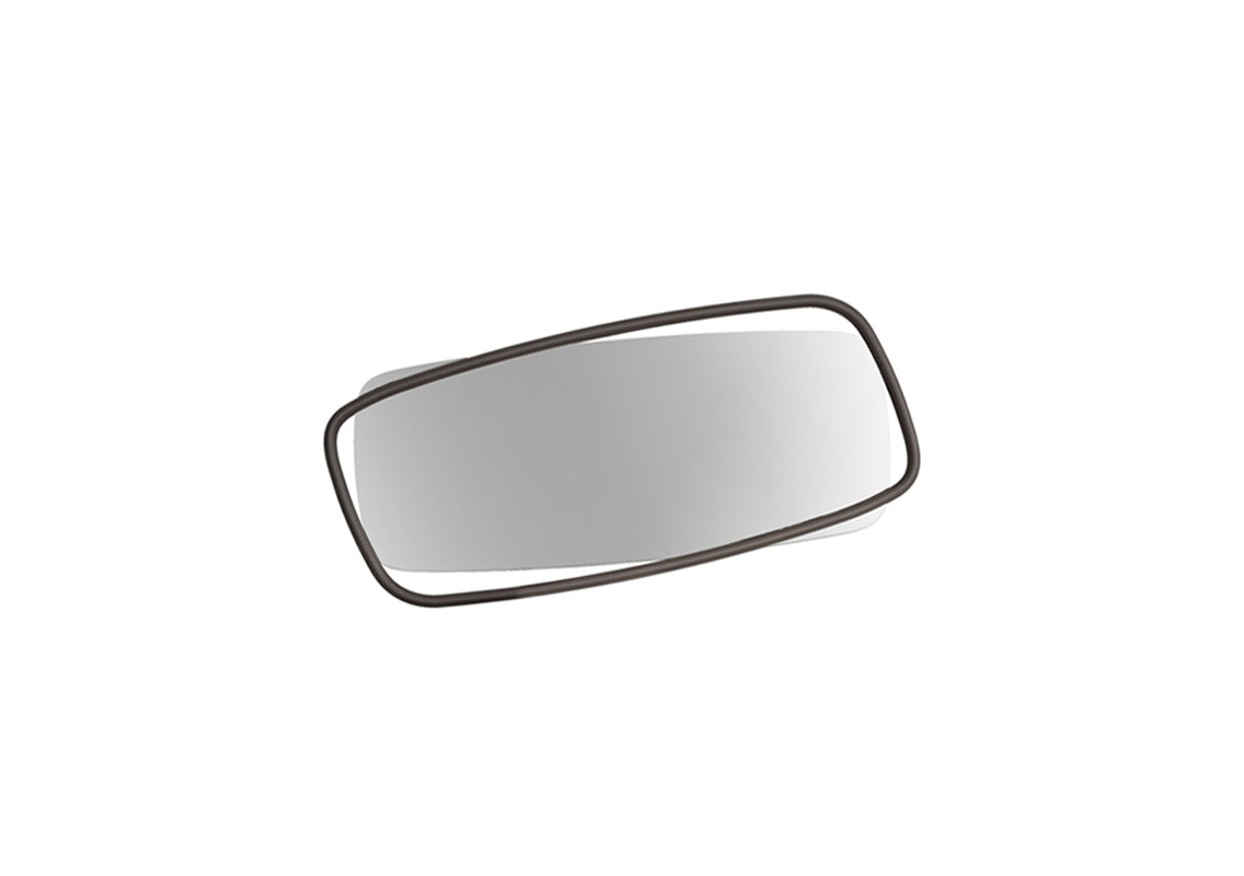 Golden Wood Modern Mirror