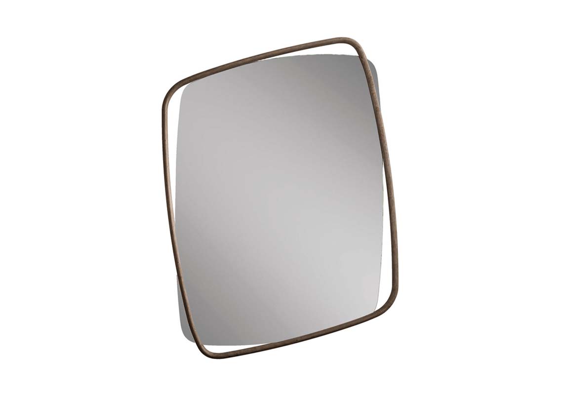 Golden Big Modern Mirror