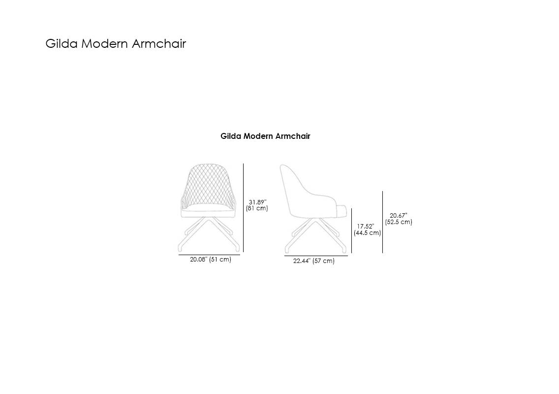 Gilda Modern Armchair