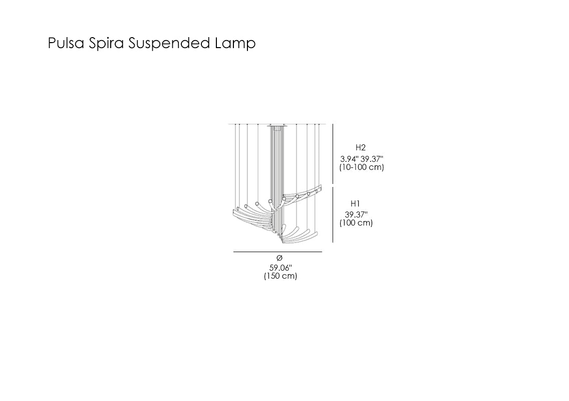 Pulsa Spira Suspended Lamp