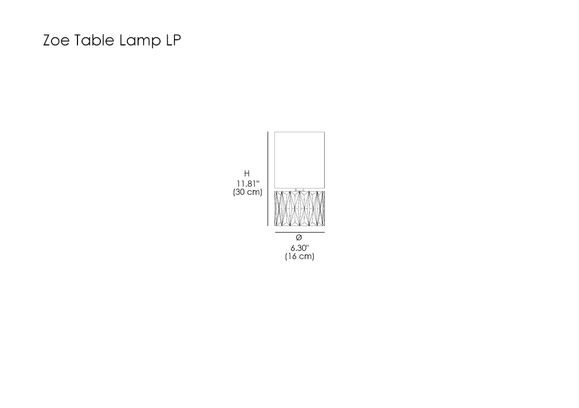 Zoe Table Lamp LP