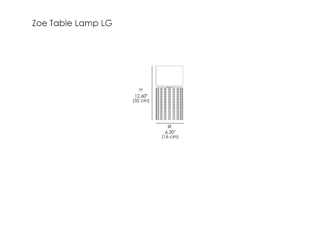 Zoe Table Lamp LG