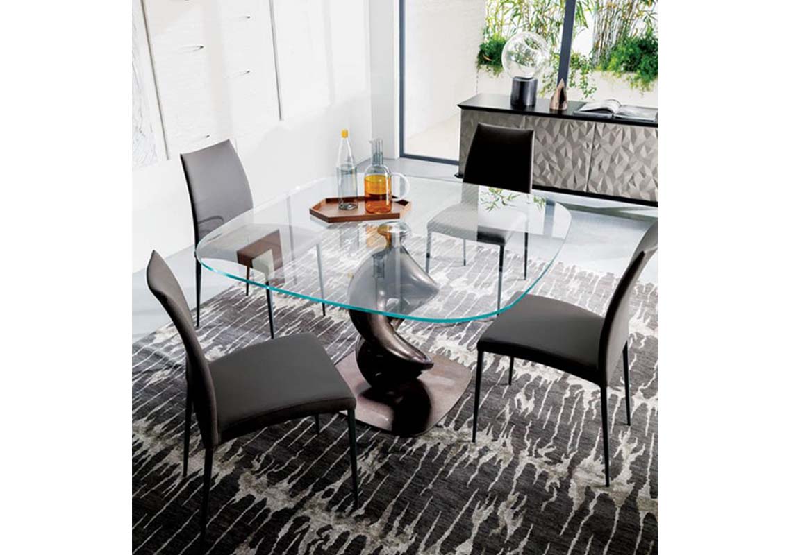 Liquid Square Fixed Dining Table