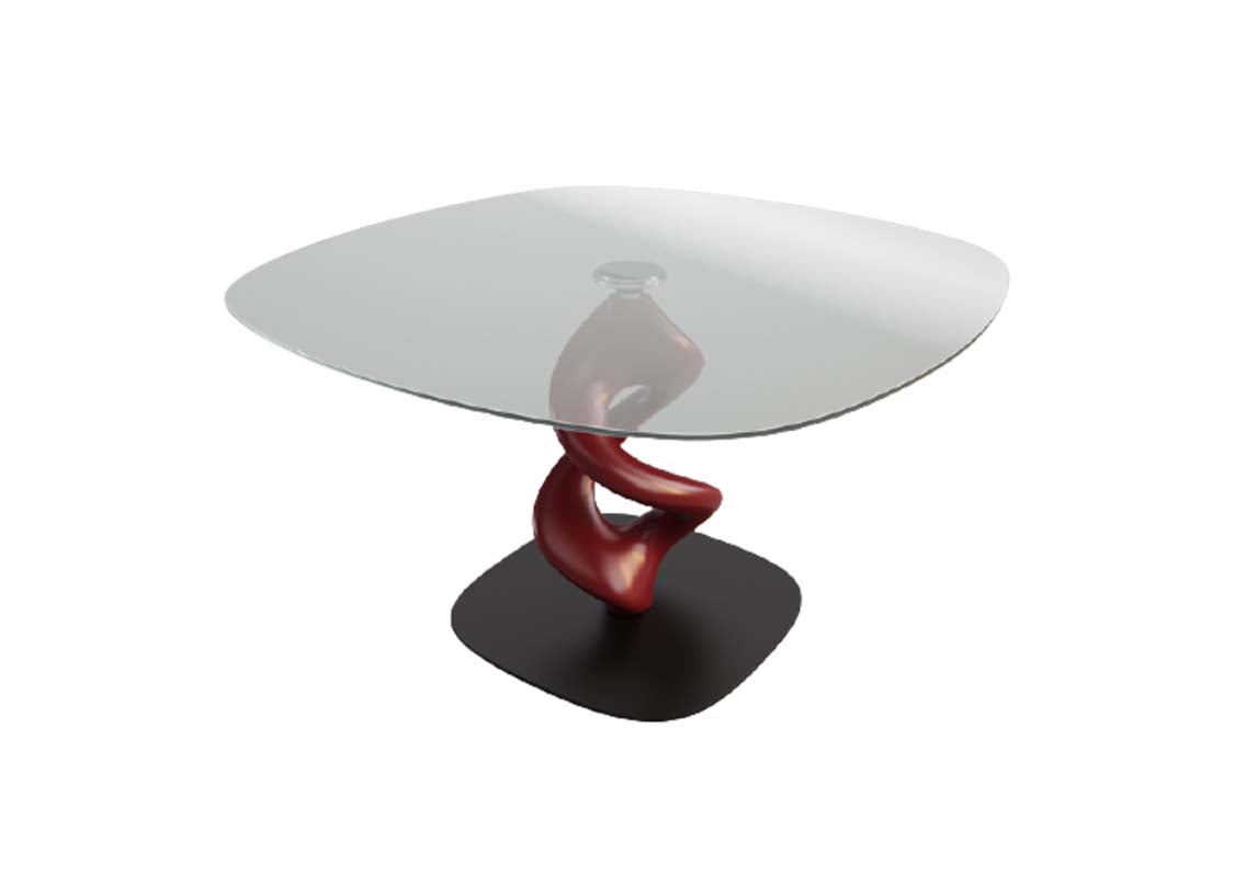 Liquid Square Fixed Dining Table