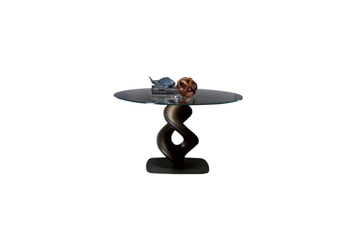 Liquid Round Fixed Dining Table