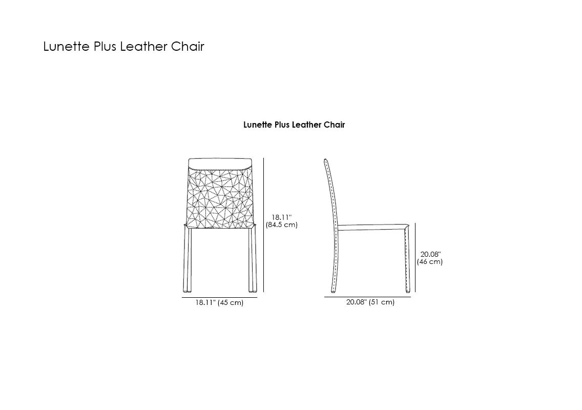 Lunette Plus Leather Chair