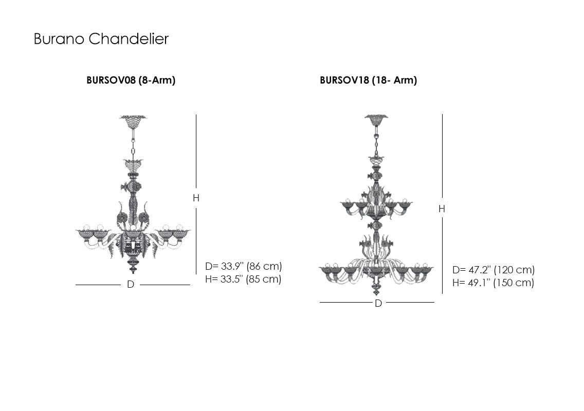 Burano Chandelier