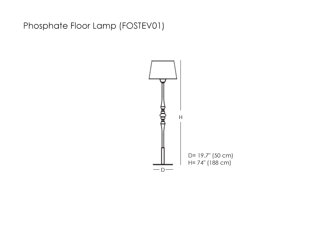 Phosphate Floor Lamp