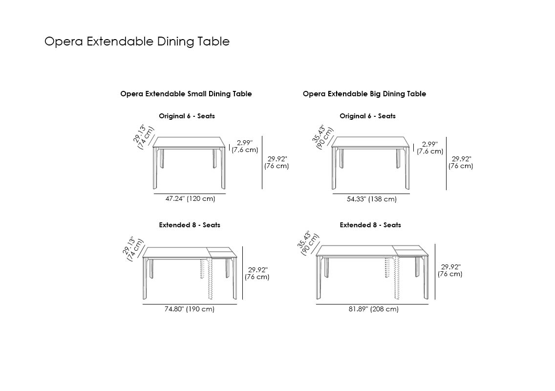 Opera Extendable Dining Table