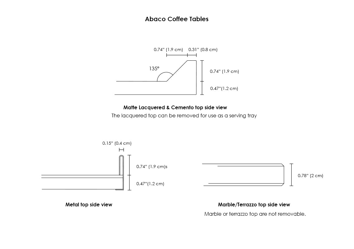 Abaco Coffee Tables