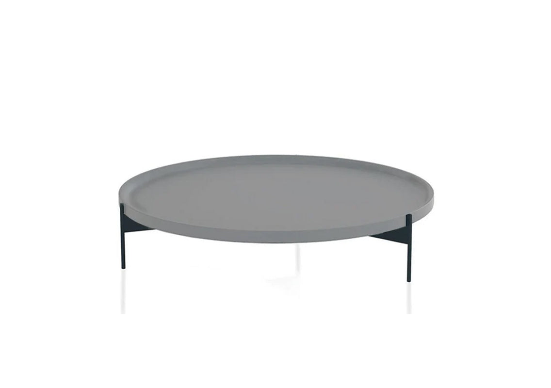 Abaco Coffee & Side Table with Ash Gray Top (Quick Ship)