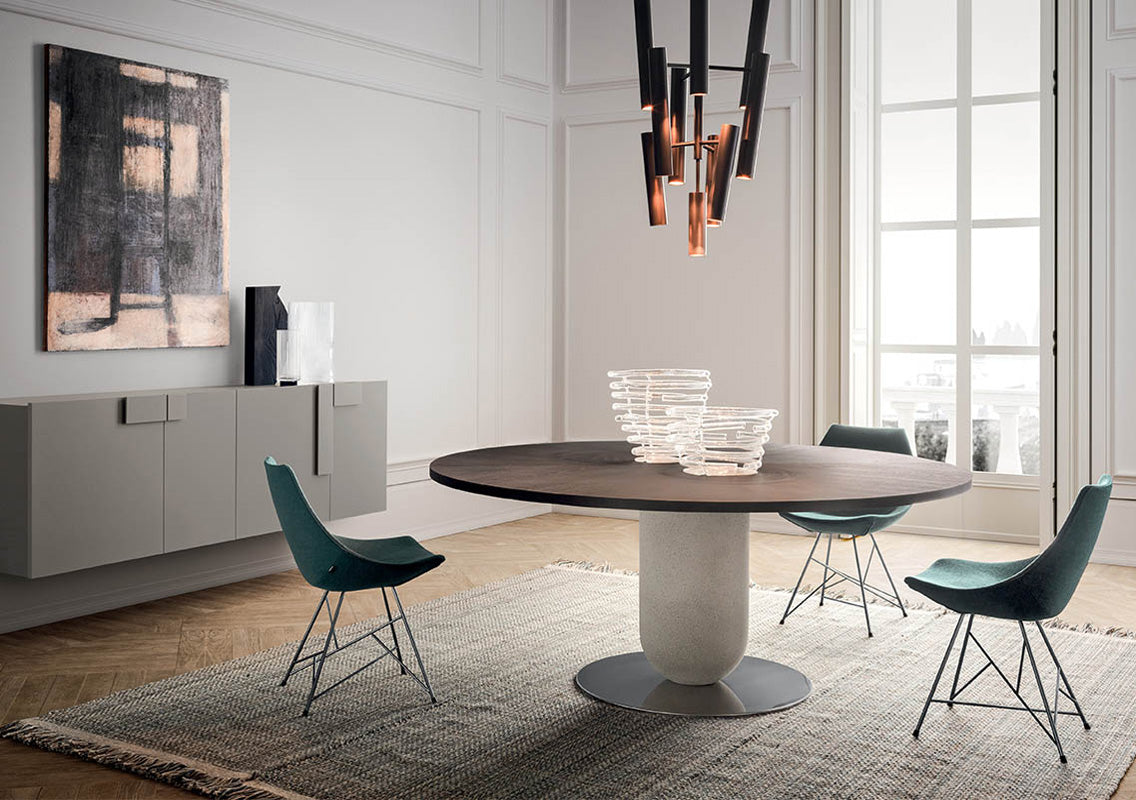 Gamma Padded Chair With Pylon Base