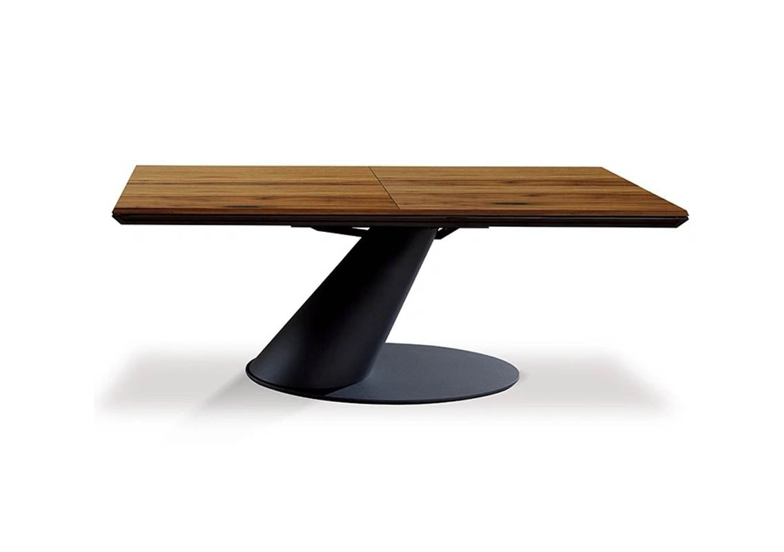 Thor Ancient Natural Oak Top Extendable Dining Table (Quick Ship)