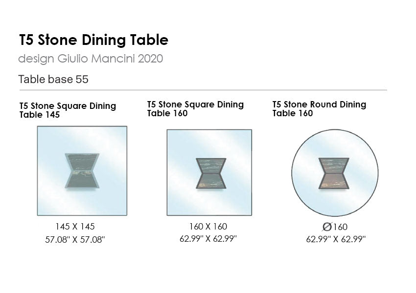T5 Stone Dining Table