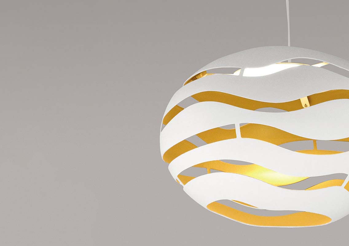 Aluminum - Matte White Matte Gold BLX