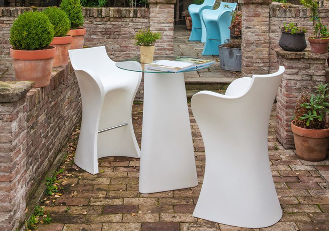 Adam Crystal Outdoor Round Table