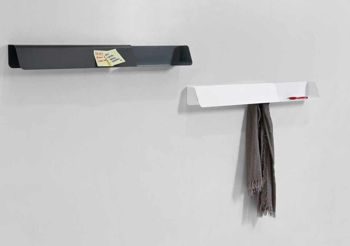 Dock Shelf With Hooks & Magnetic Board