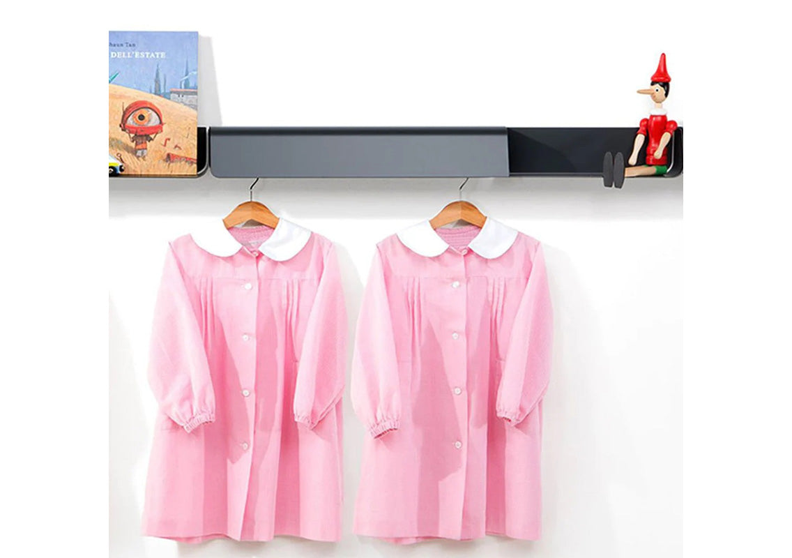 Dock Shelf With Hooks & Magnetic Board