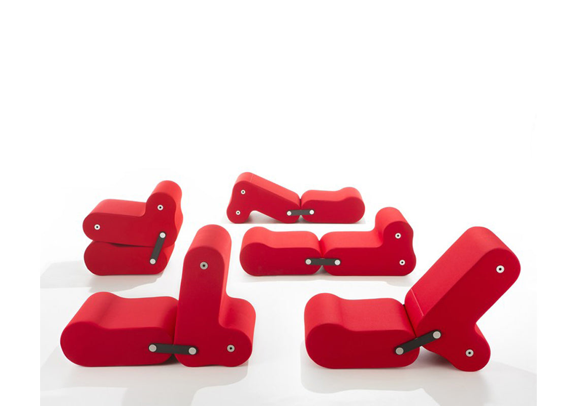 Multichair: From Chair To Seat To Lounge Chair To Sofa