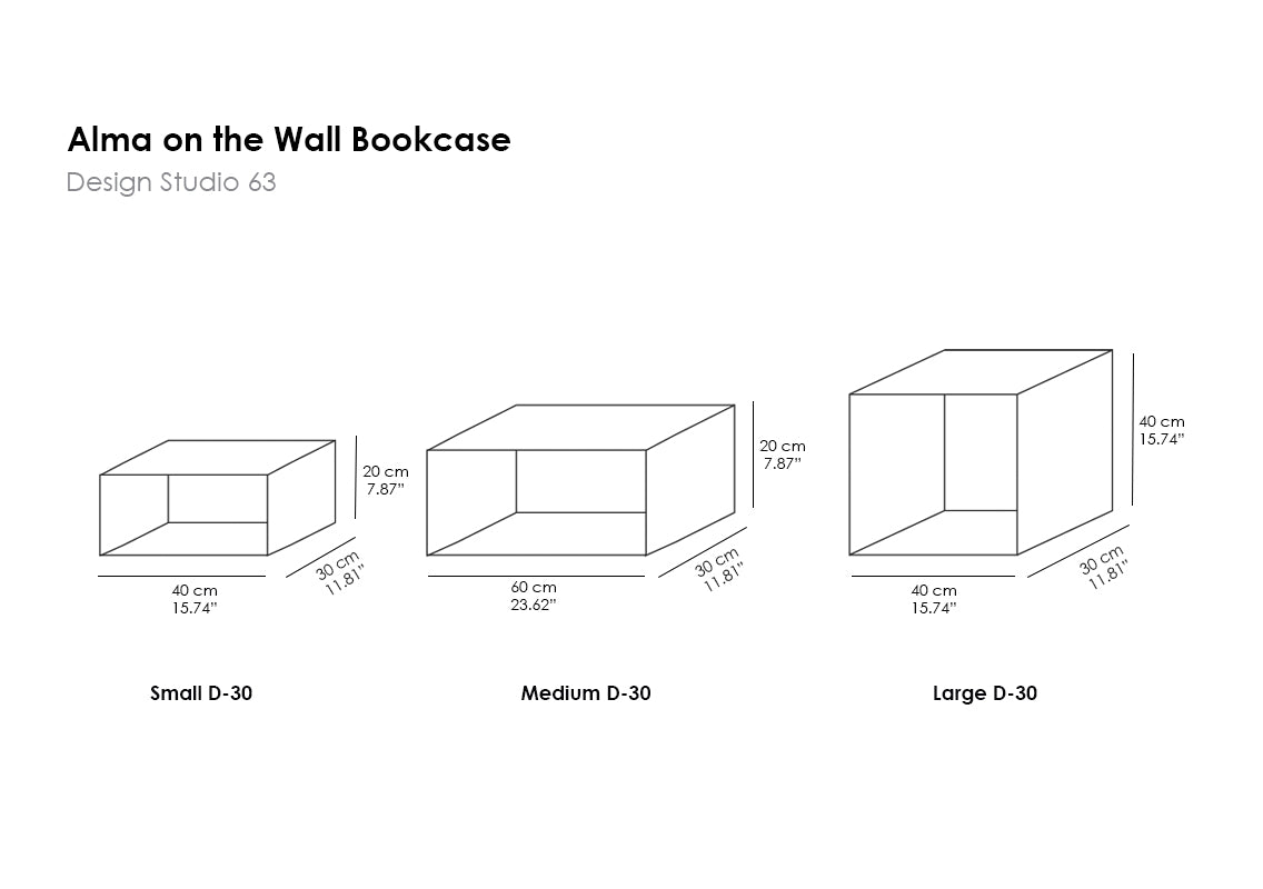 Alma On The Wall Bookcase (Alma A Parete)