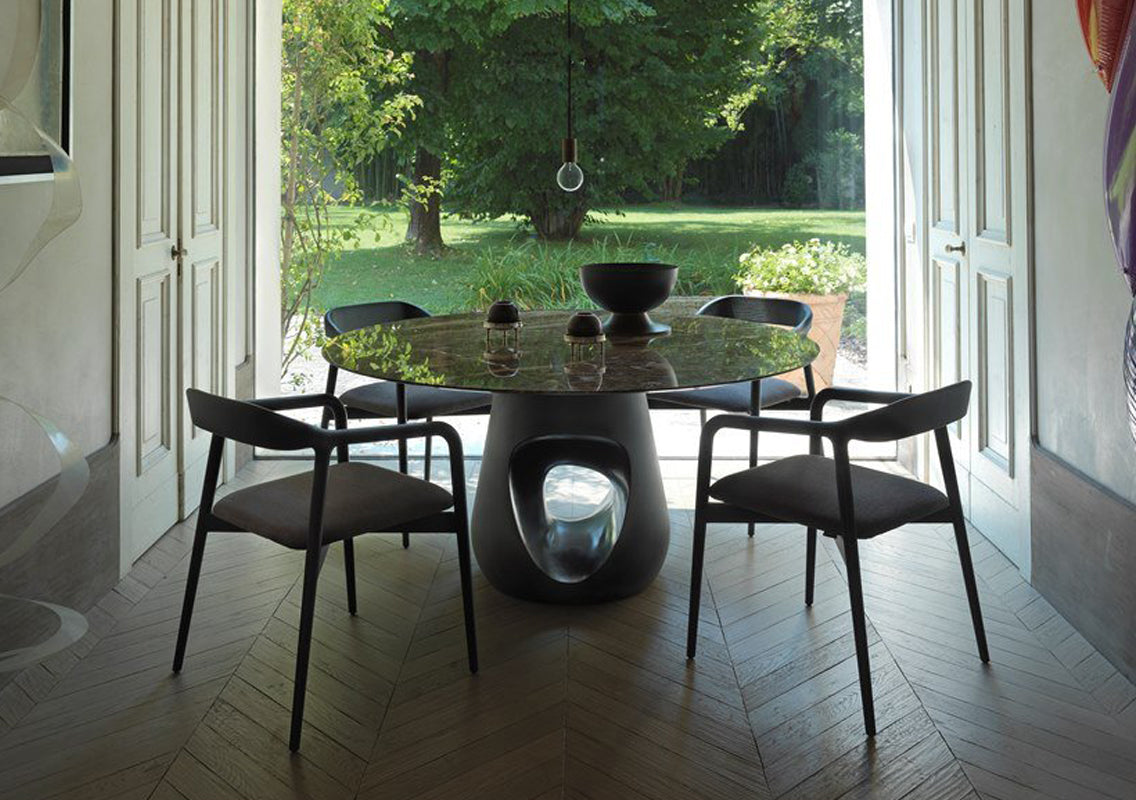 Barbara Marble Round Dining Table