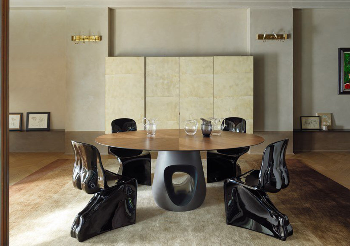 Barbara Wooden Round Dining Table