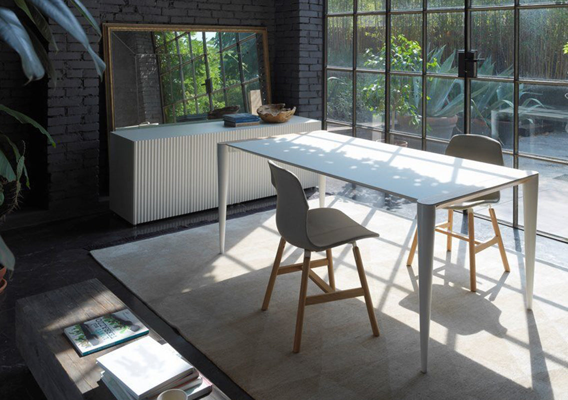 Bolero Rectangular Fenix Fixed Dining Table