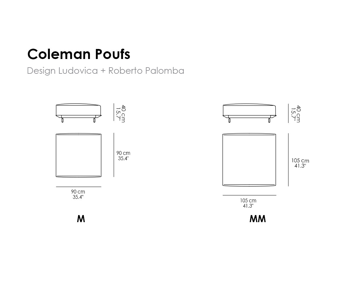 Coleman Pouf