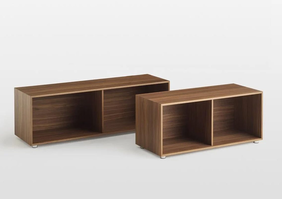 Duet Side Table W/ Storage Space