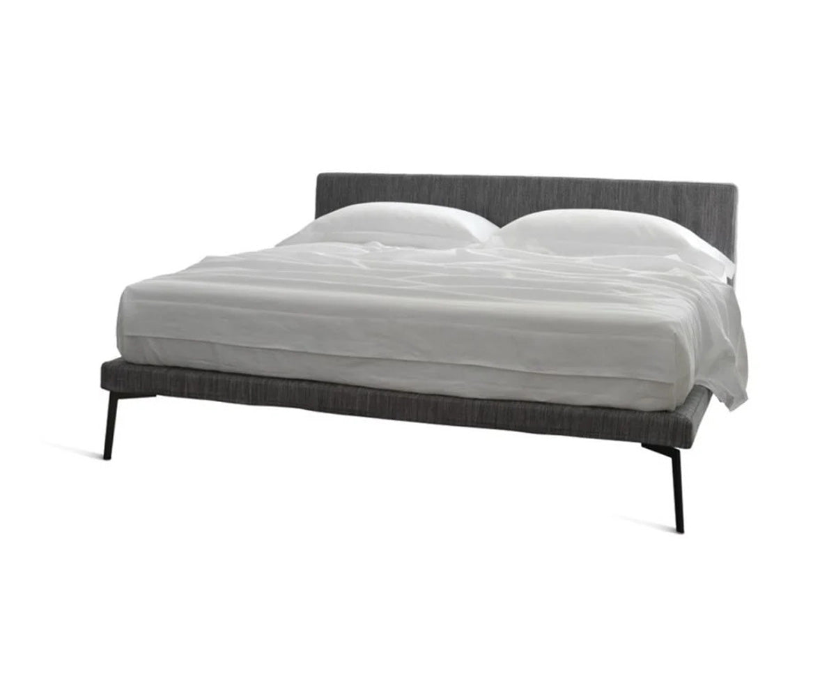 Ebridi Tessile Mid-Century Modern Bed. Removable Cover.