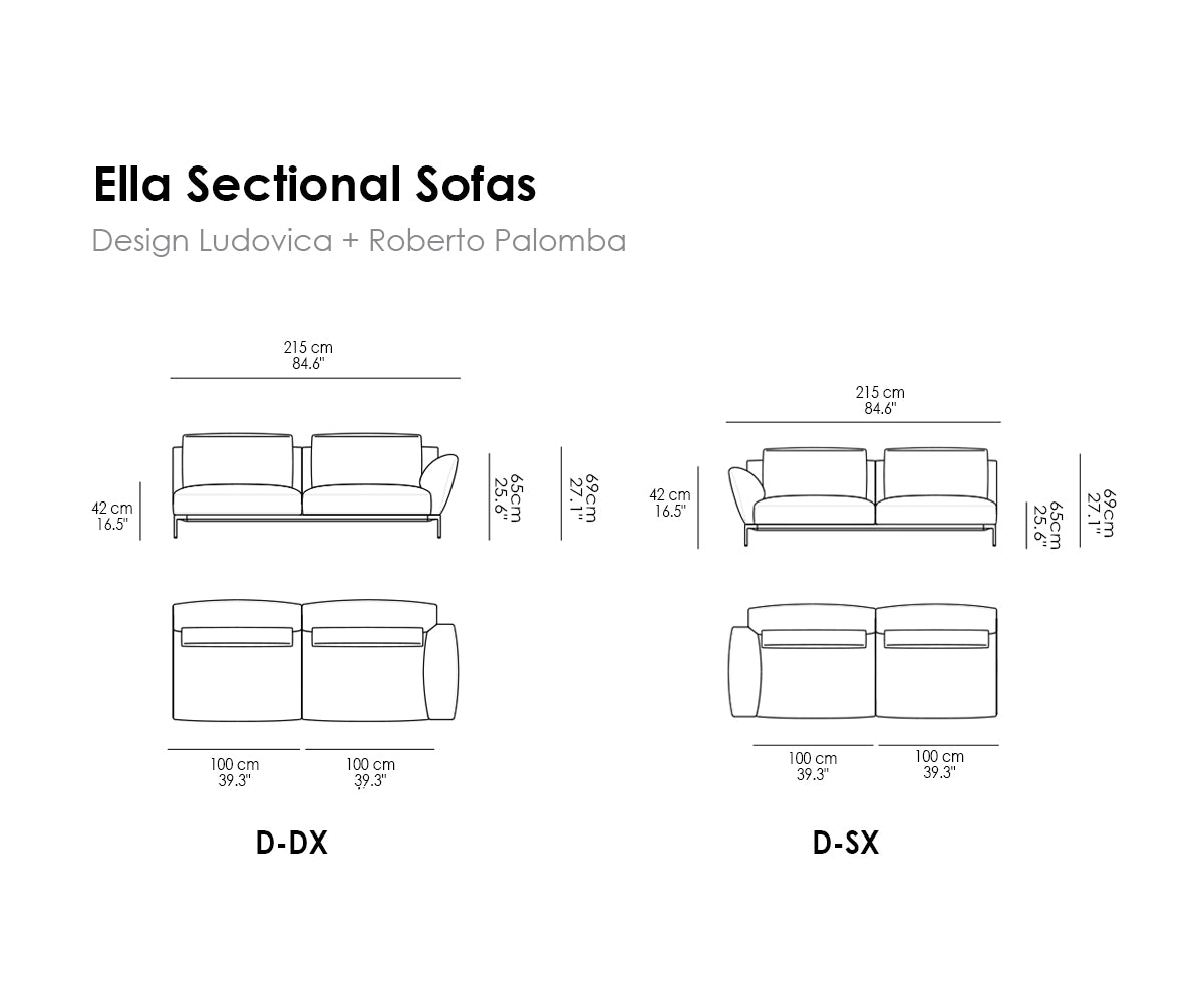 Ella Sectional Sofas