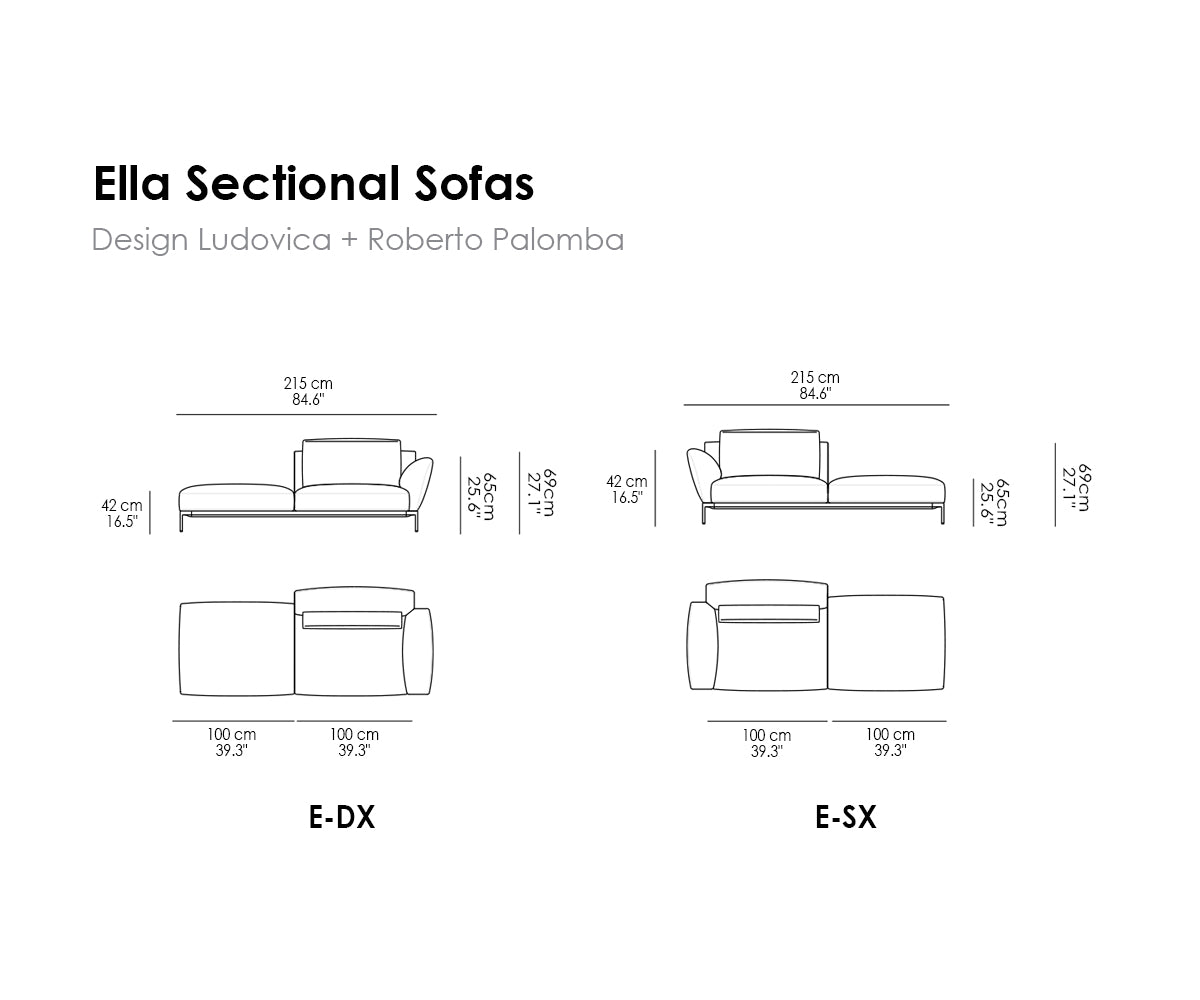 Ella Sectional Sofas