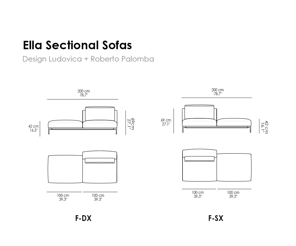 Ella Sectional Sofas