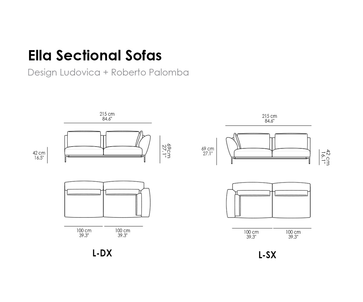Ella Sectional Sofas