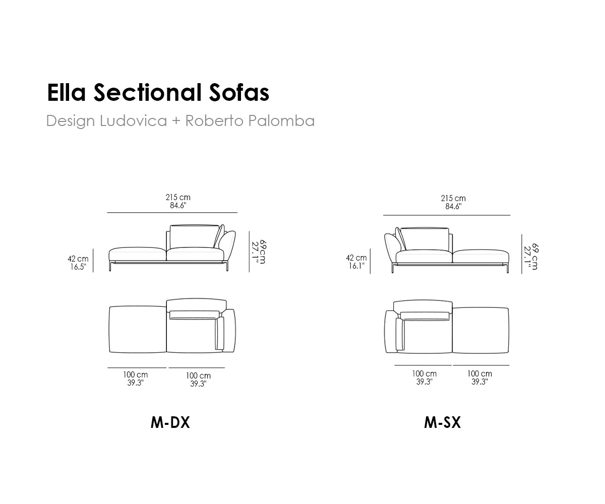 Ella Sectional Sofas