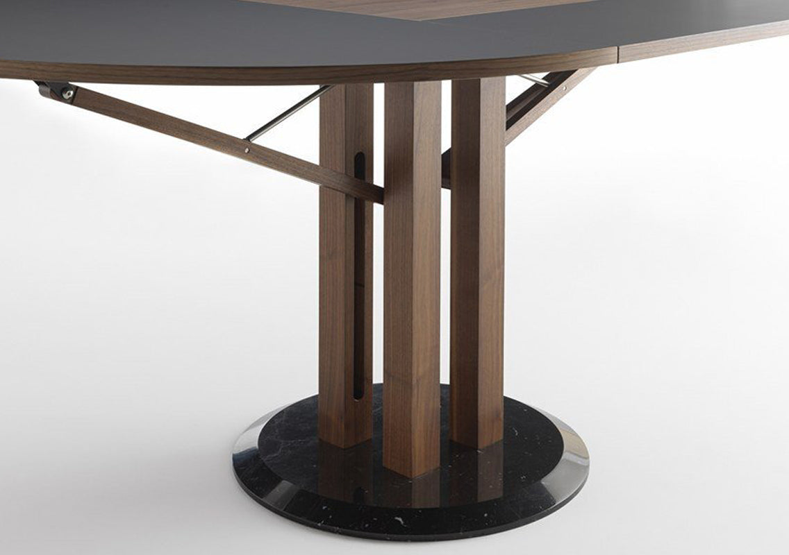 Flower Extending Round Dining Table