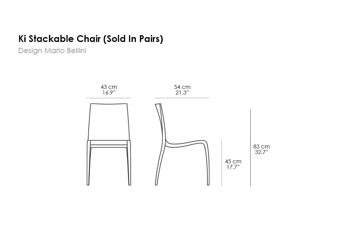 Ki Stackable Chair (Sold In Pairs)