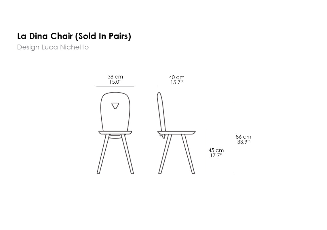 La Dina Chair (Sold In Pairs)