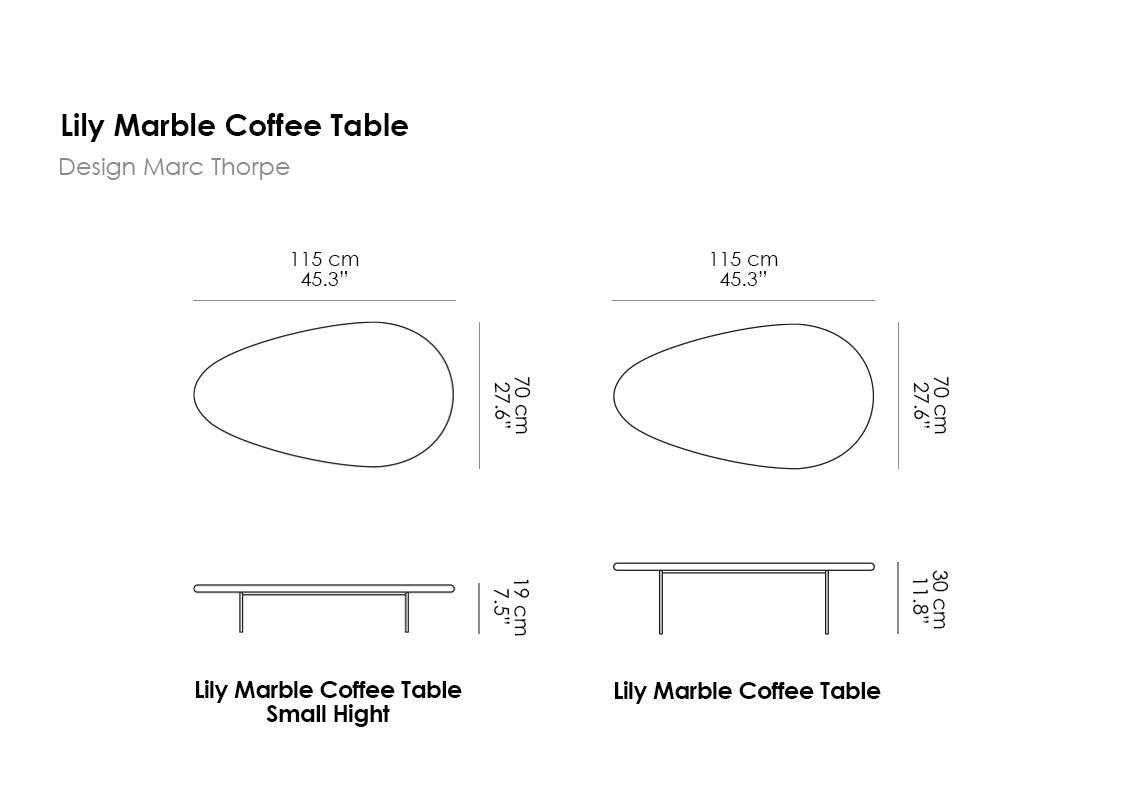 Lily Marmo - Marble Coffee Table