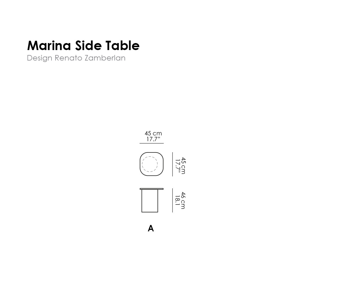 Marina Side Table (Floor Model)