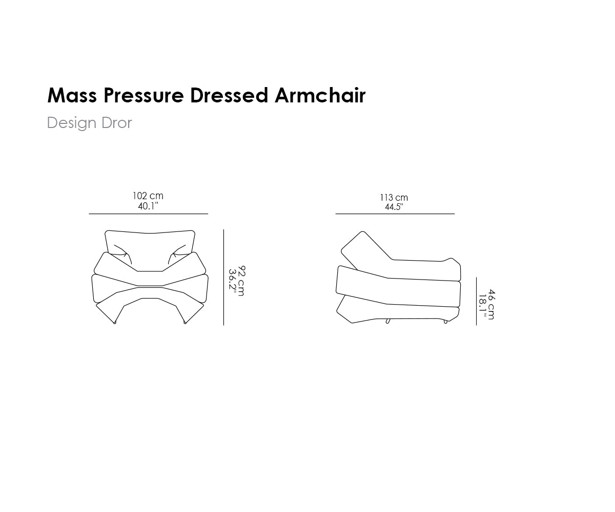 Mass Pressure Dressed Armchair