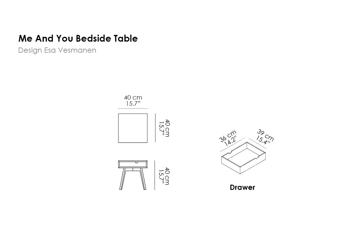 Me And You Bedside Table