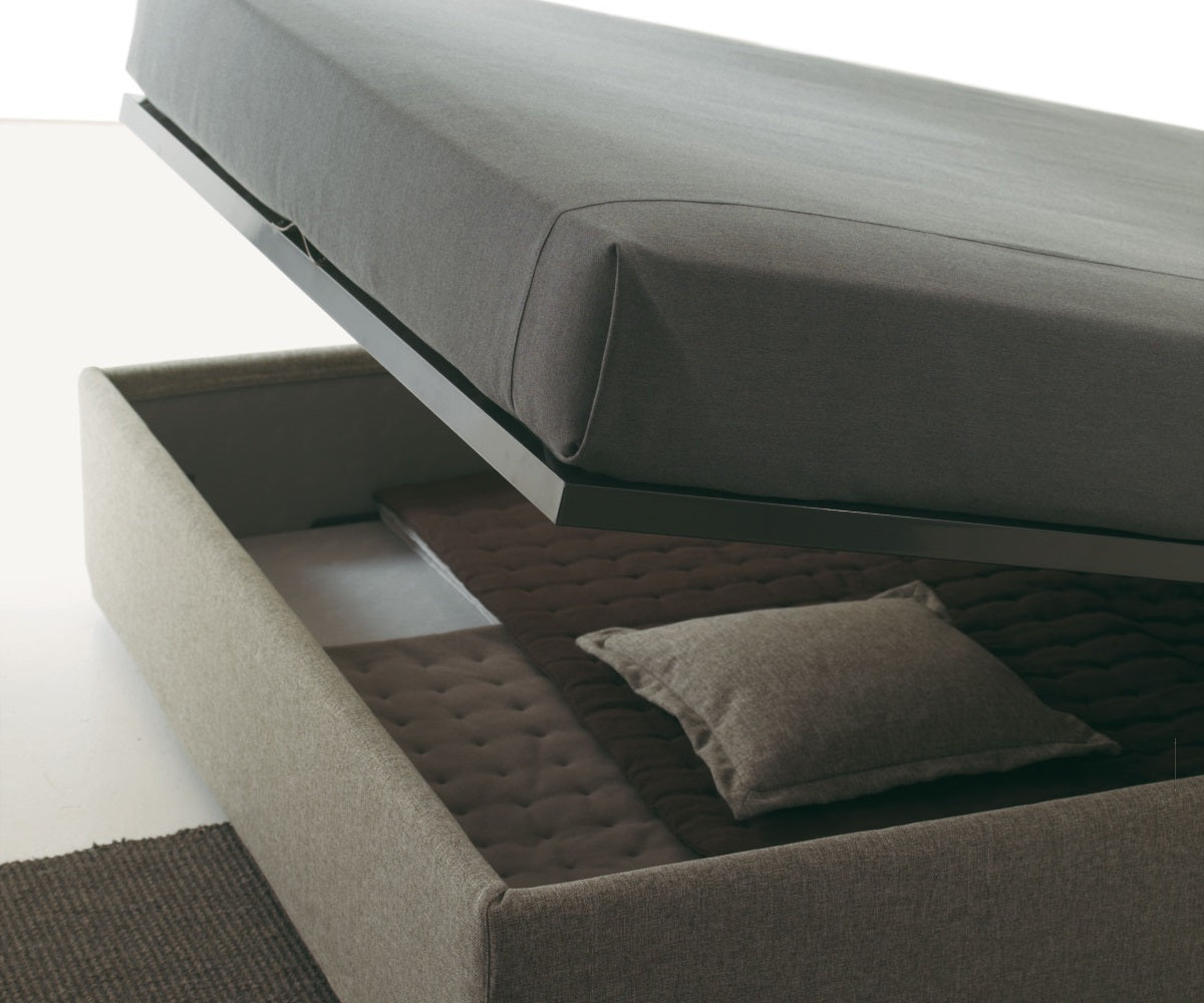 Panarea Sommier Double Bed. Removable Cover.
