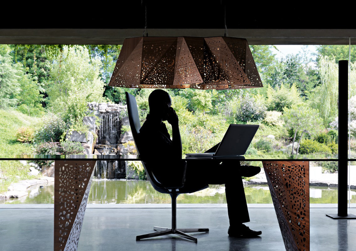 Plywood Chandelier