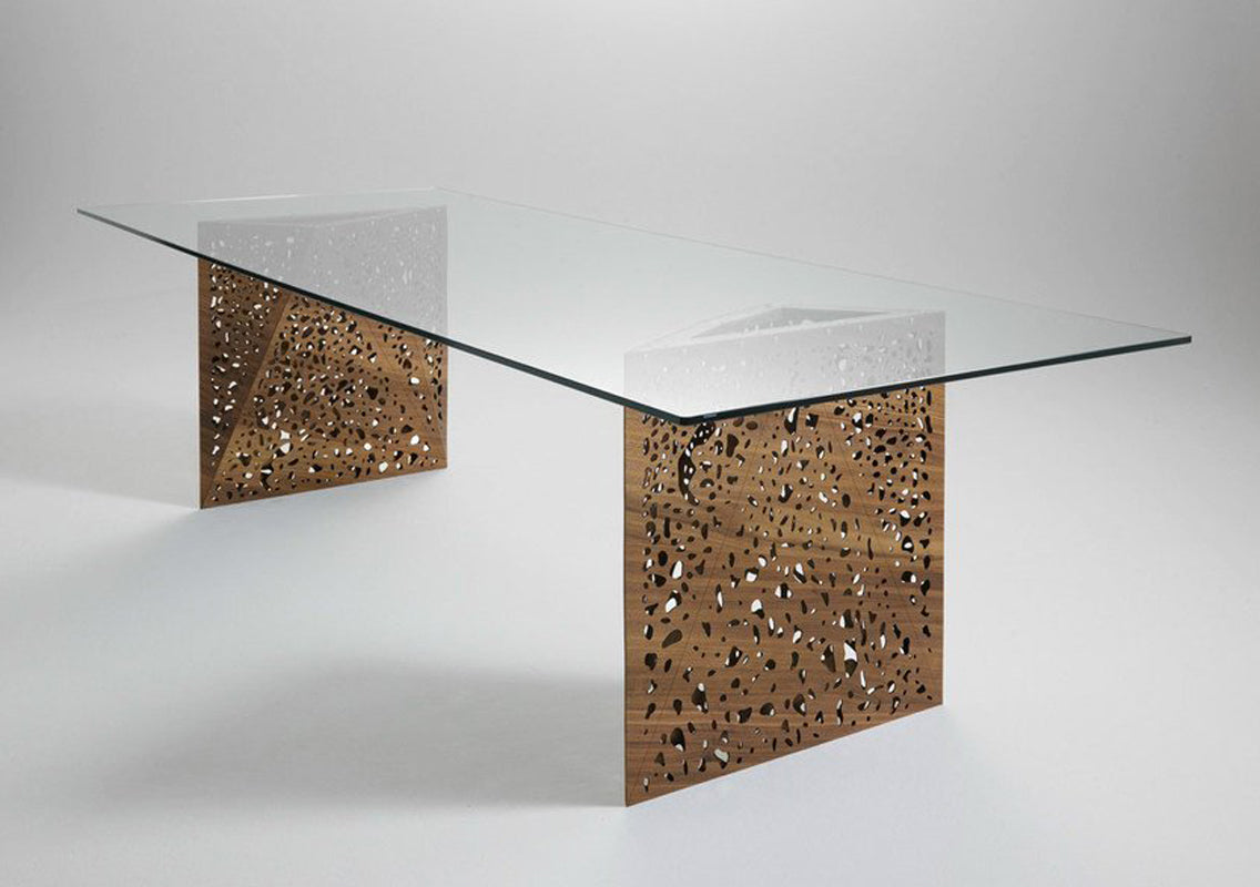 Riddled Rectangular Dining Table
