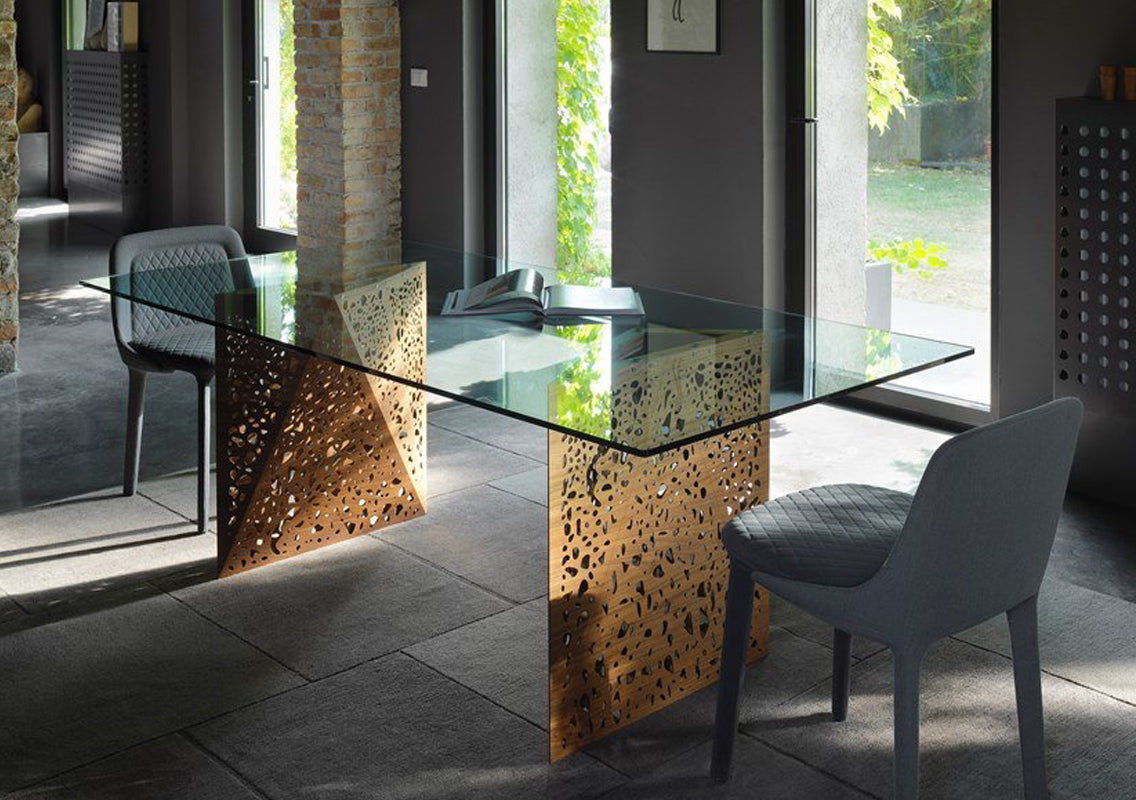 Riddled Rectangular Dining Table
