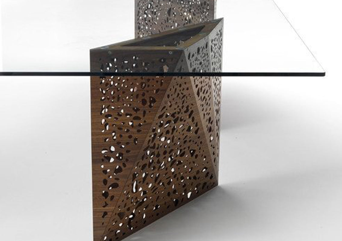 Riddled Rectangular Dining Table