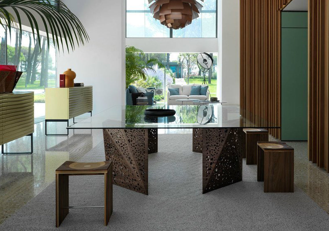 Riddled Rectangular Dining Table