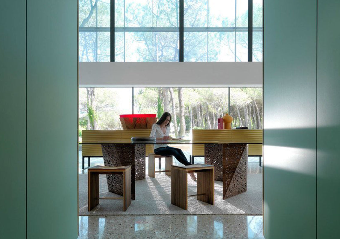 Riddled Rectangular Dining Table